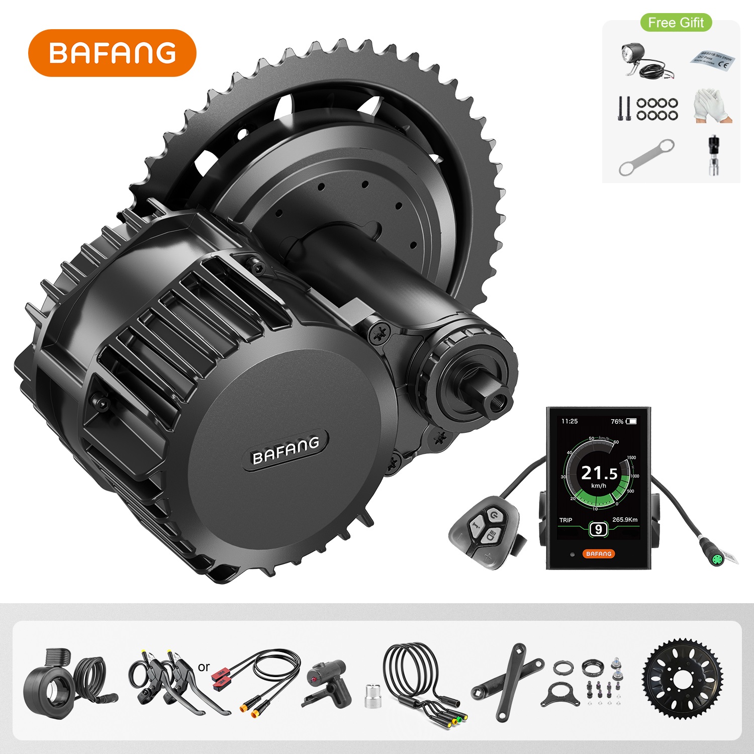 Bafang Bbs02B 48V 750W Mid Drive Kit - Bafang g320 48v 52v 1000w bbshd