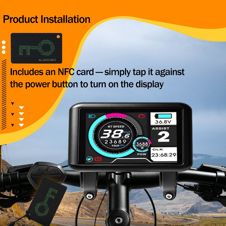 Ebike Conversion Kit 72V 3000W - Kit de Conversão para Bicicleta Elétrica