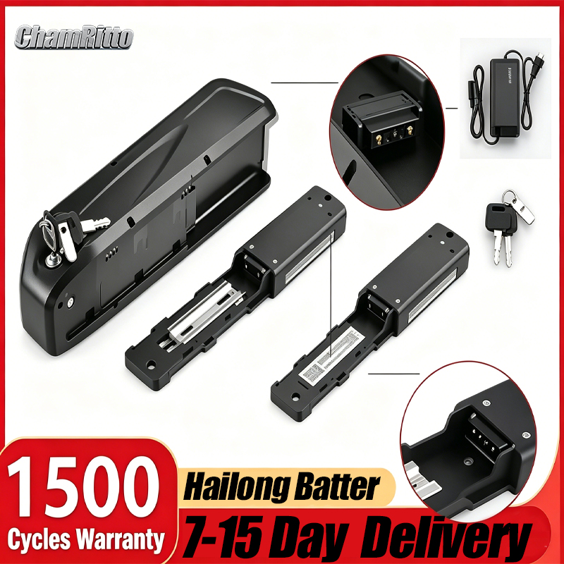 Ebike Battery 48V 20Ah Hailong - Bateria de Lítio Hailong para Bicicleta