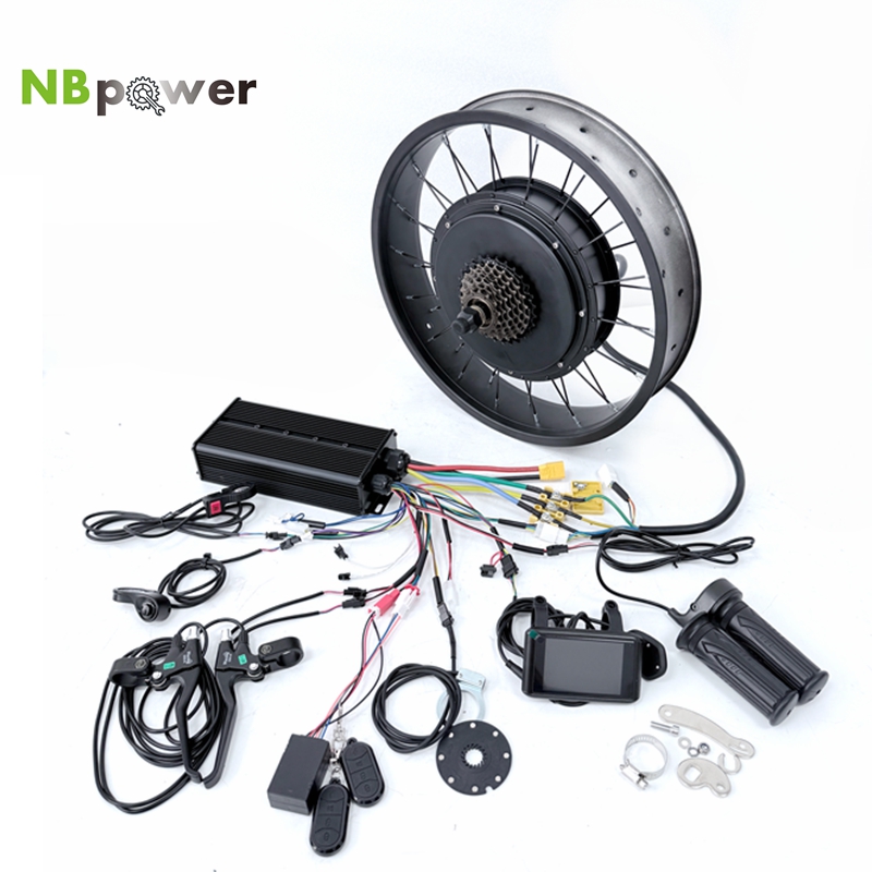 Kit de Conversão para Biciclet - 72V 5000W Hub Motor Kit avaliação e preço