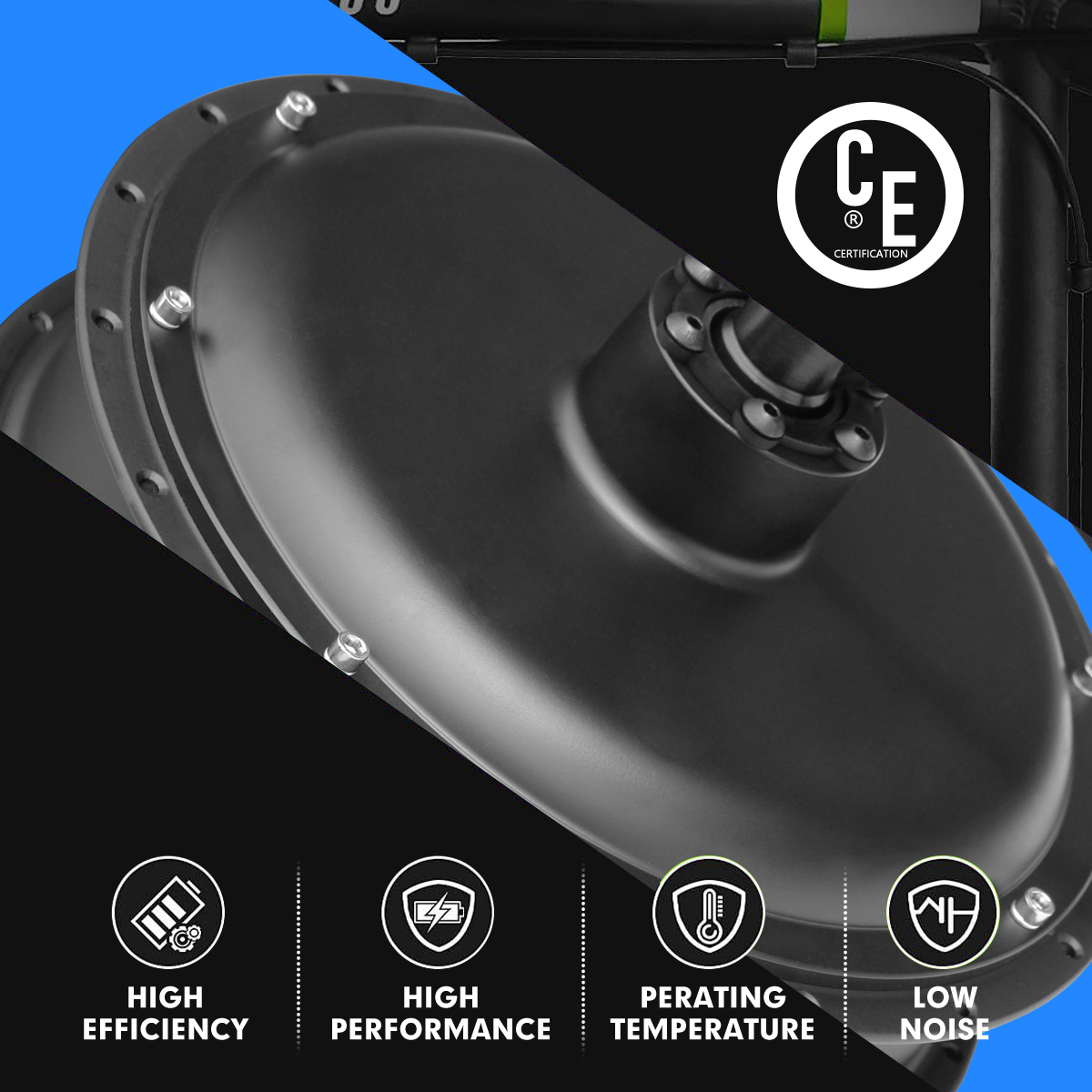 Motor de Cubo Traseiro Sem Esc - Fat Tire Ebike Conversion Kit 2000W avaliação e preço