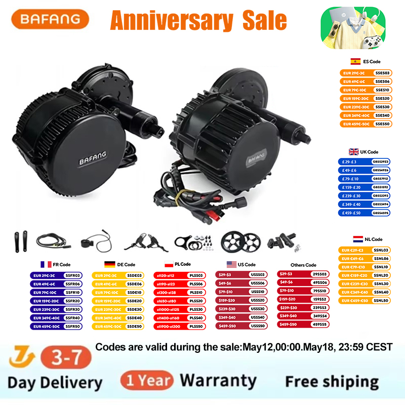 Kit de Conversão para Biciclet - Bafang Bbshd 1000W Conversion Kit avaliação e preço